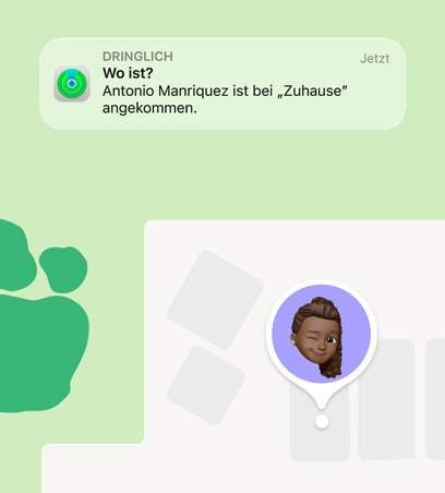 Apple Watch für deine Kinder, „Wo ist?“ App