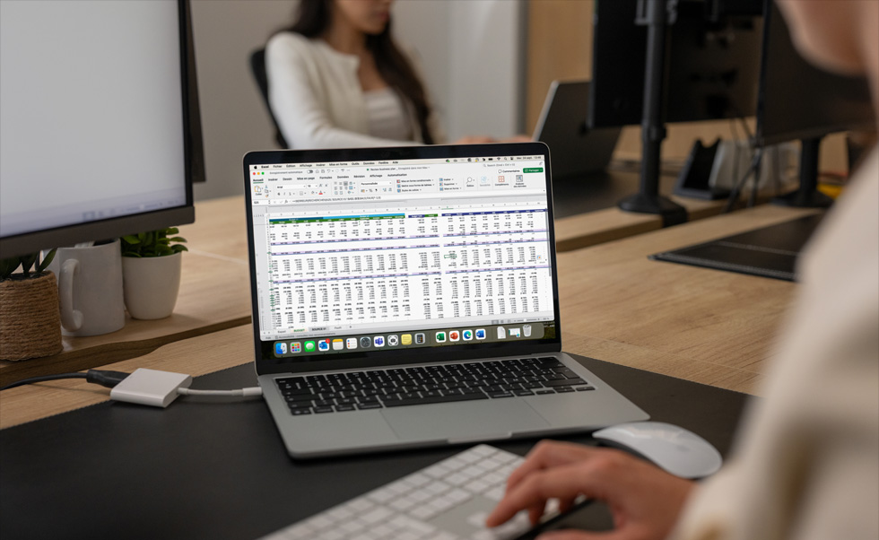 The finance team uses Excel on Mac for accounting and budgeting